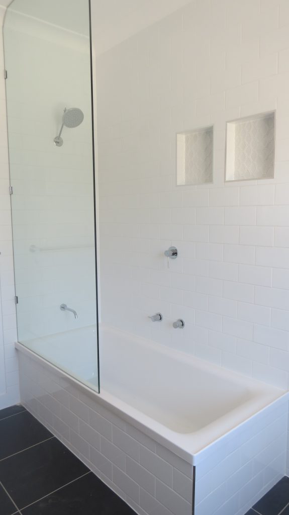 Twin shower shelves/ niches - Norman Park QLD