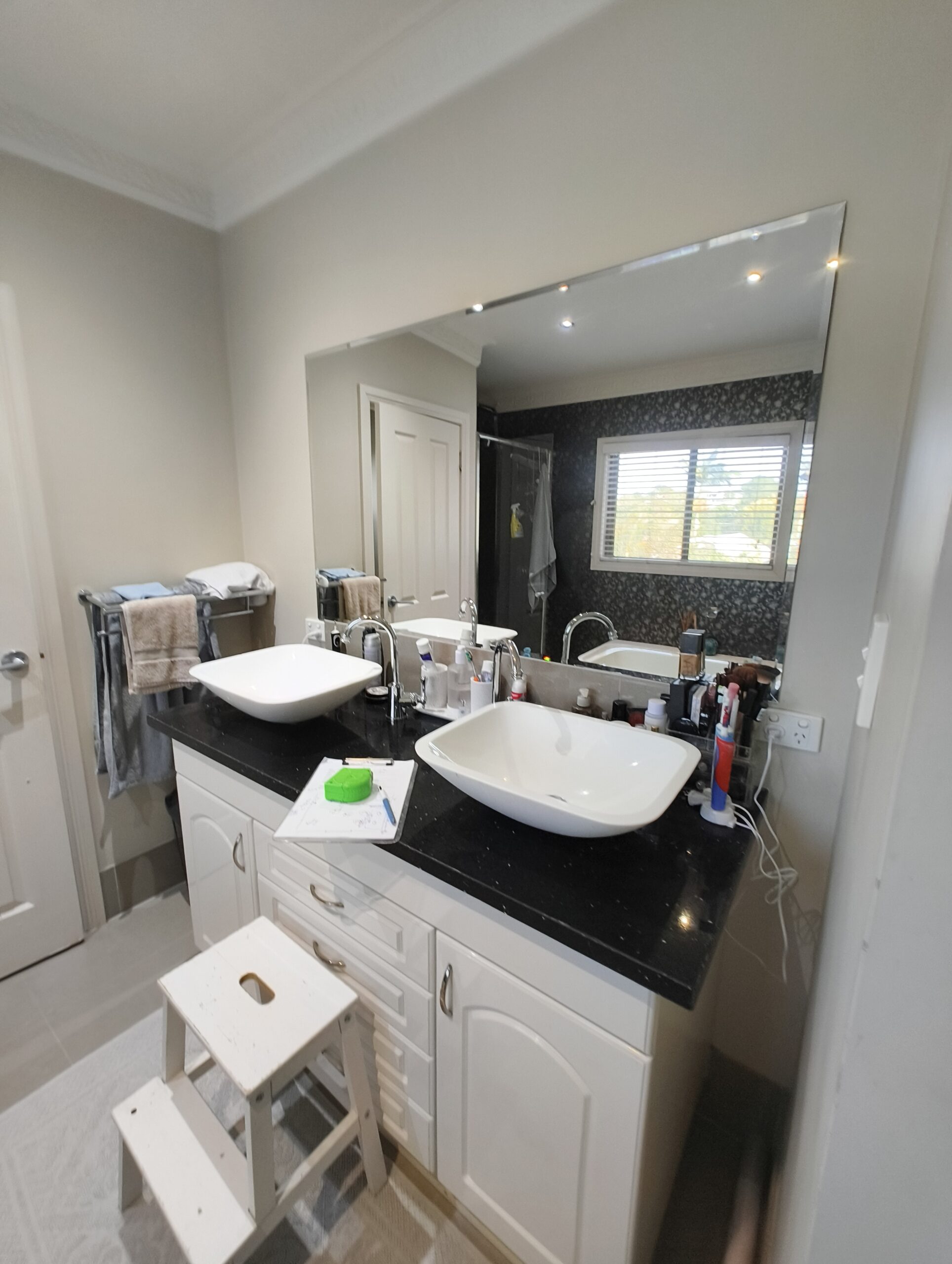 Camp Hill bathroom before - cramped space