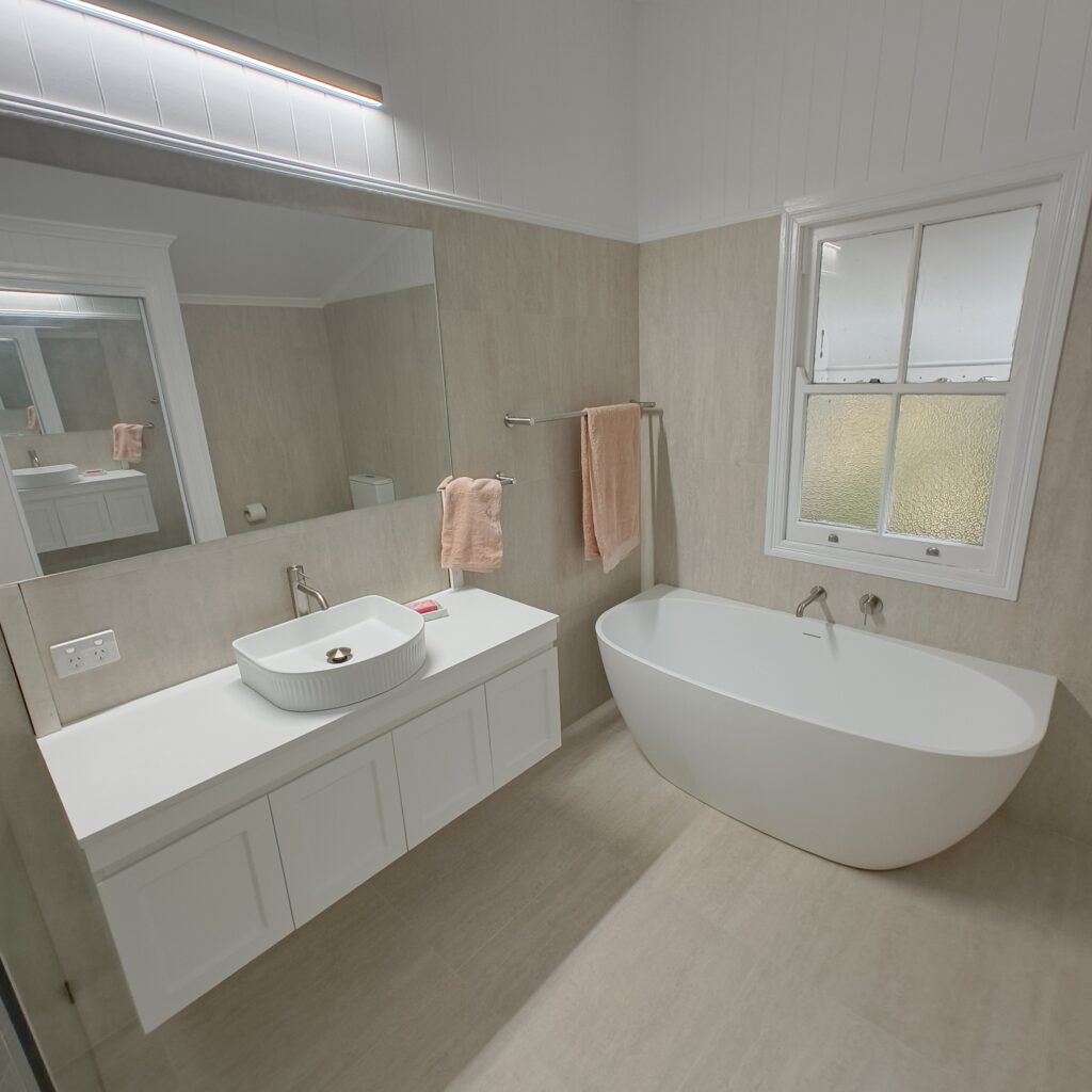 Annerley main bathroom renovation after view 1