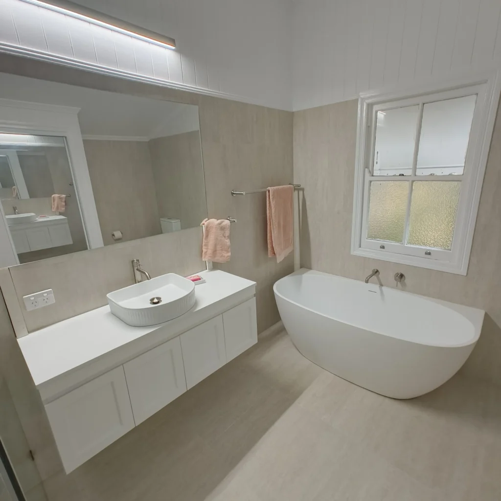 Annerley main bathroom renovation after view 1