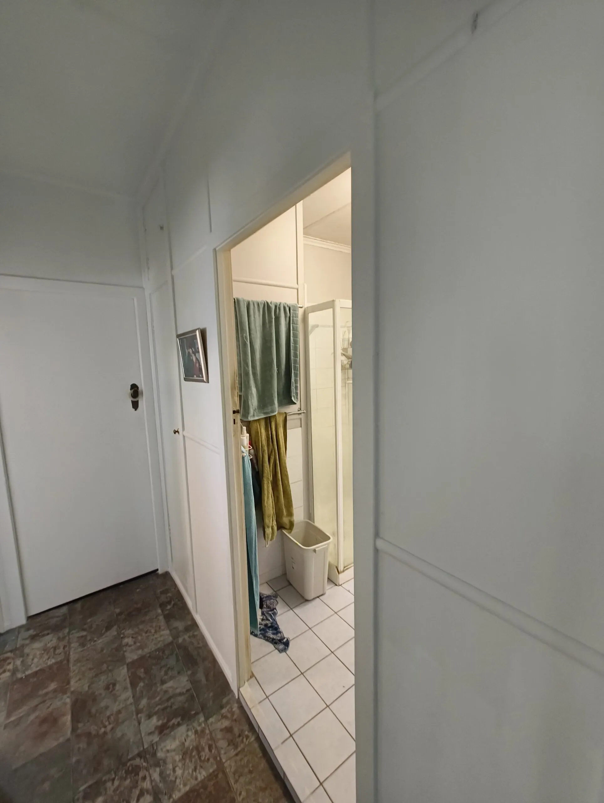 Original Norman Park bathroom before renovation with limited space